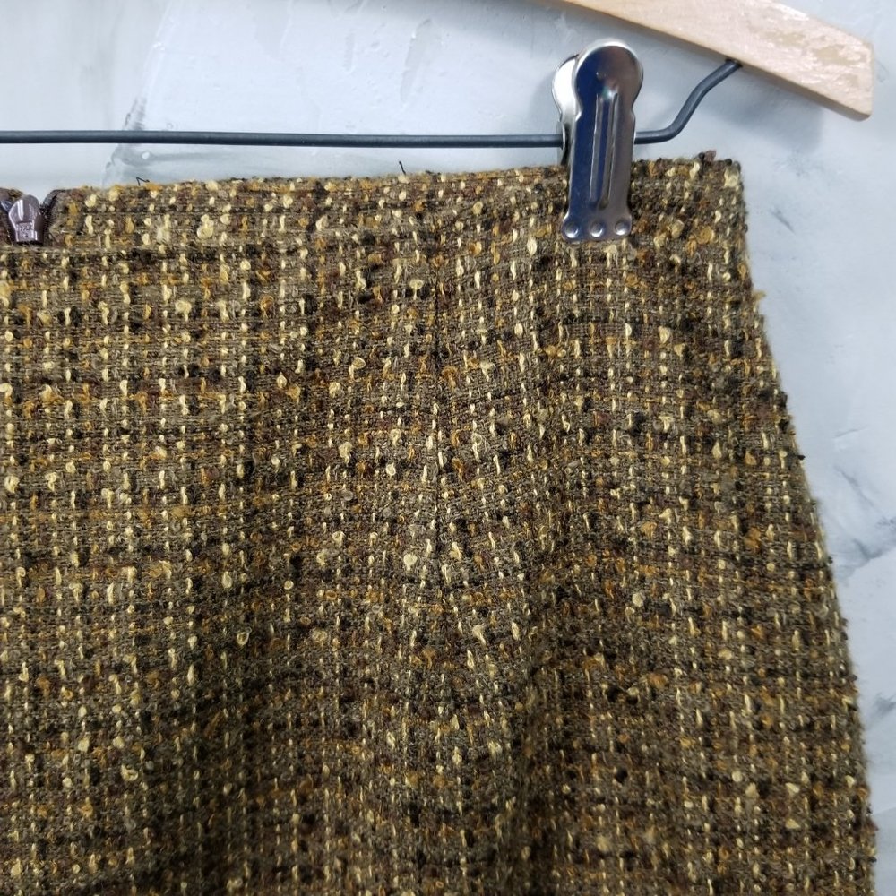 JONES NEW YORK Golden Brown Pencil Skirt - Picture 4 of 7